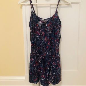 American Eagle Floral Romper